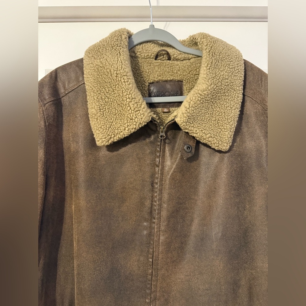 Cherokee Brown Jacket With Shearling Collar - image 2